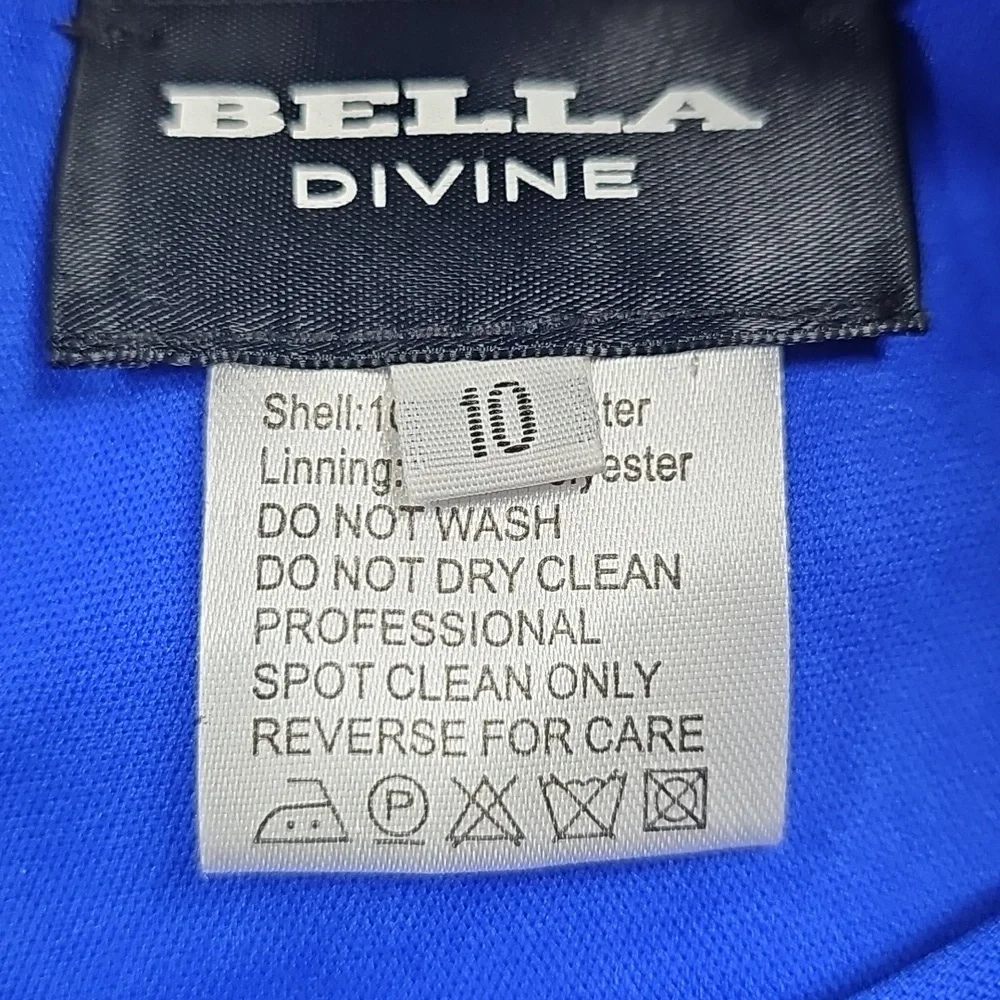 Bella Divine Corset Dress, Cobalt Blue, Size 10, Prom Dress / HOCO - Picture 11 of 14